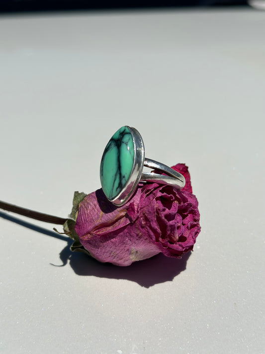 Angel Wing Variscite Ring